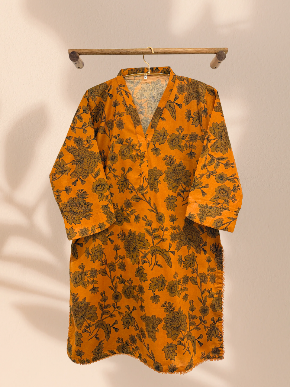 Burnt Orange Plus Size Readymade 3 Piece Suit - Khari XL