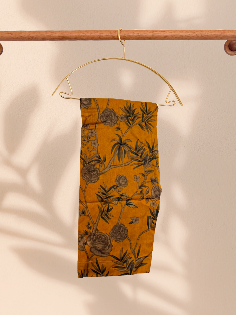 Mustard Roses 3 piece plus size readymade suit