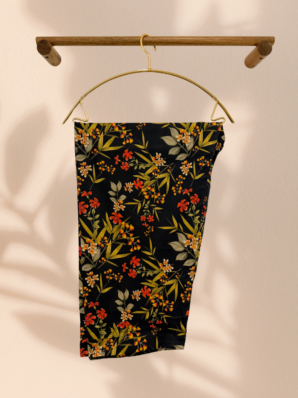Black Tropical Plus Size Readymade 3 Piece Suit - Khari XL
