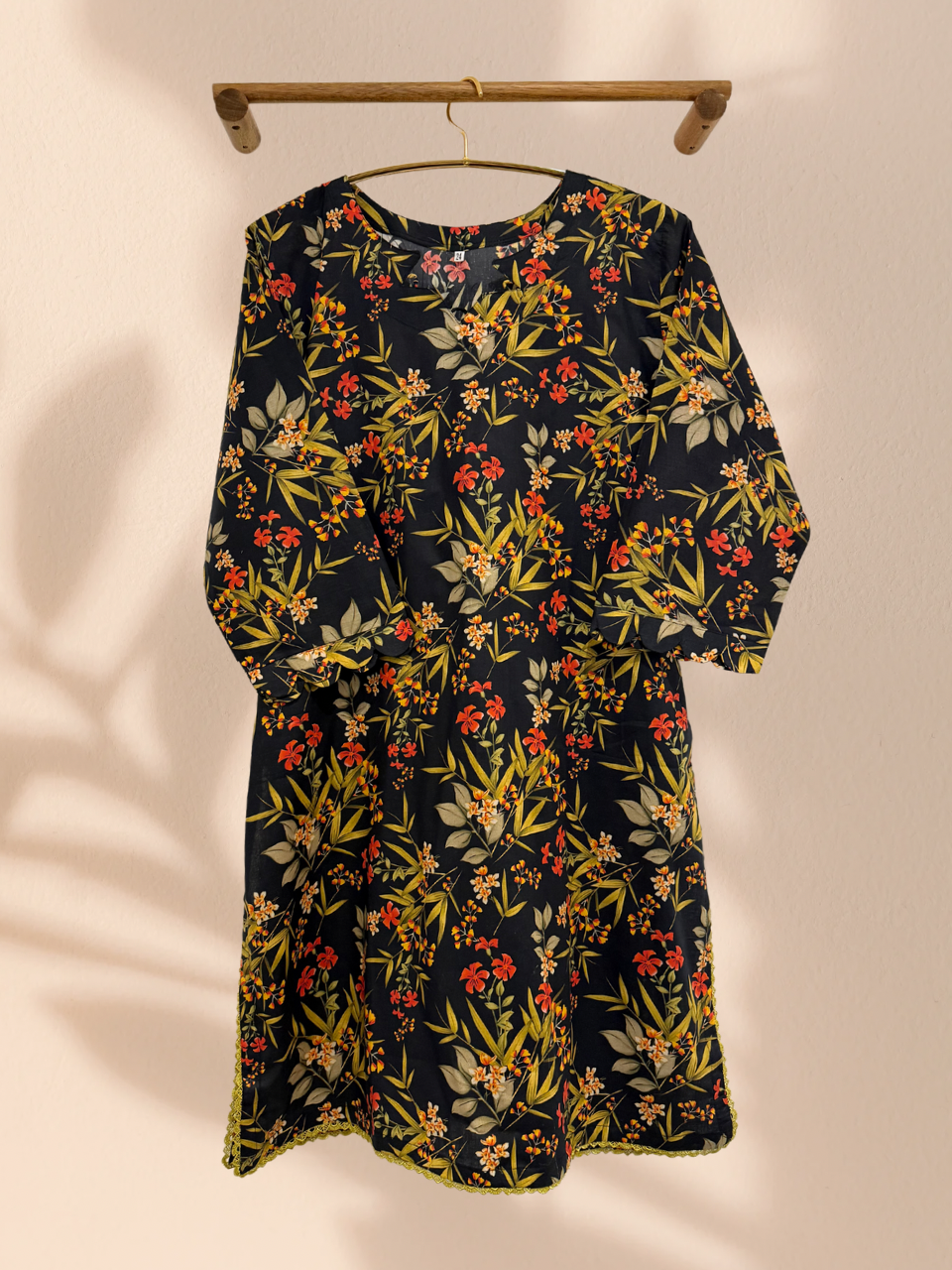 Black Tropical Plus Size Readymade 3 Piece Suit - Khari XL