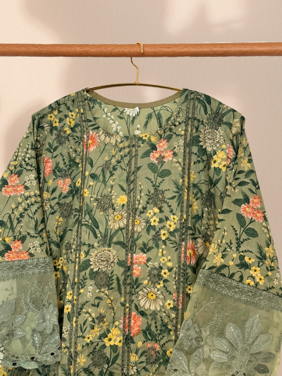 Maria B Inspired Forest Green