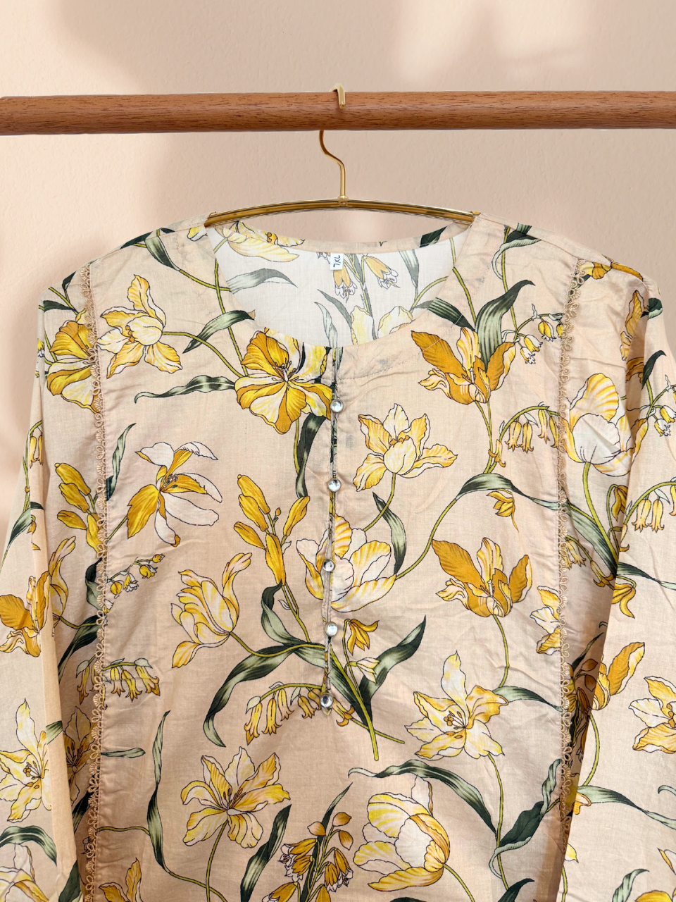 Butter Cream 3 Piece Lawn Suit
