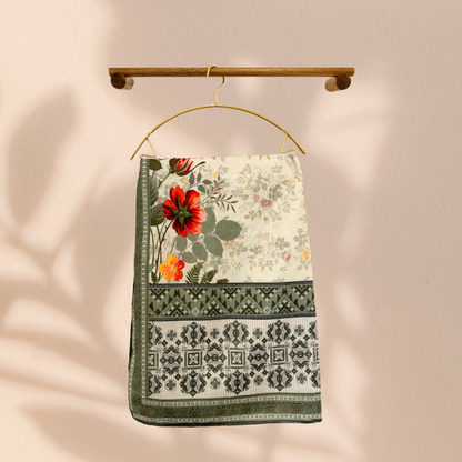 Outlet 3 - Mint Green 3 piece cotton suit - Khari XL