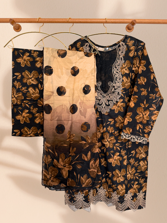 Baroque Dark Toffee 3 Piece Suit