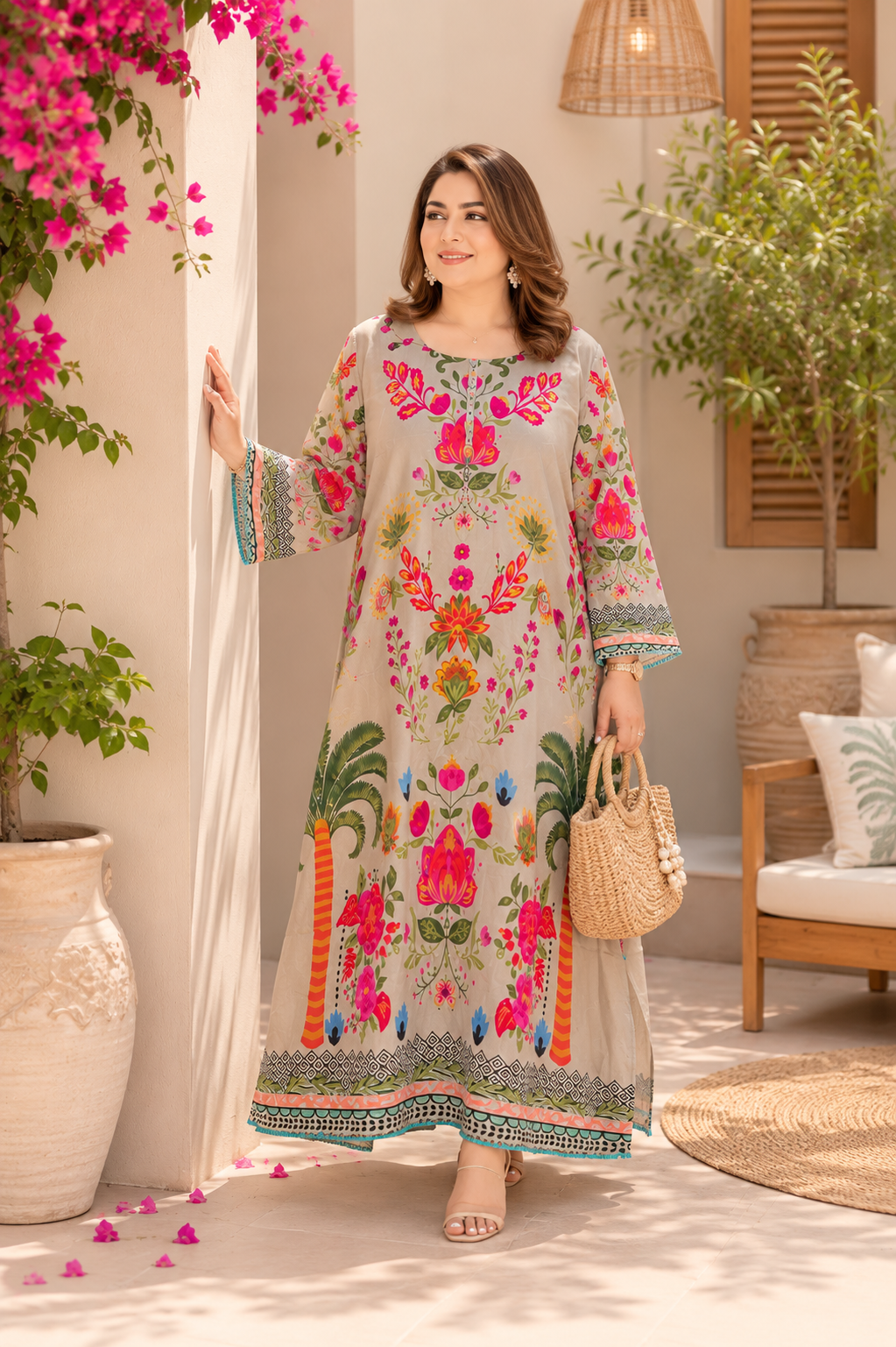 Island Kaftan Dress