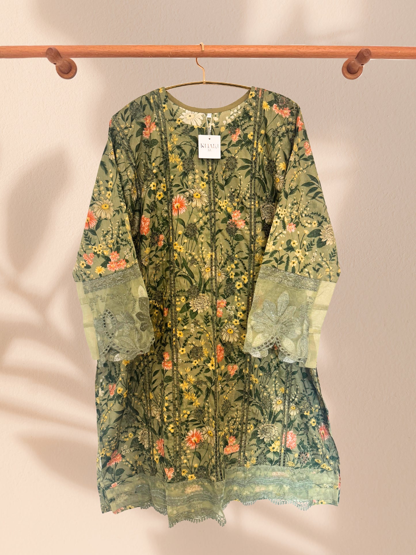 Maria B Inspired Forest Green Kameez