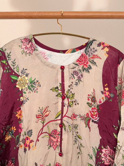 Russet Rose Kaftan Dress
