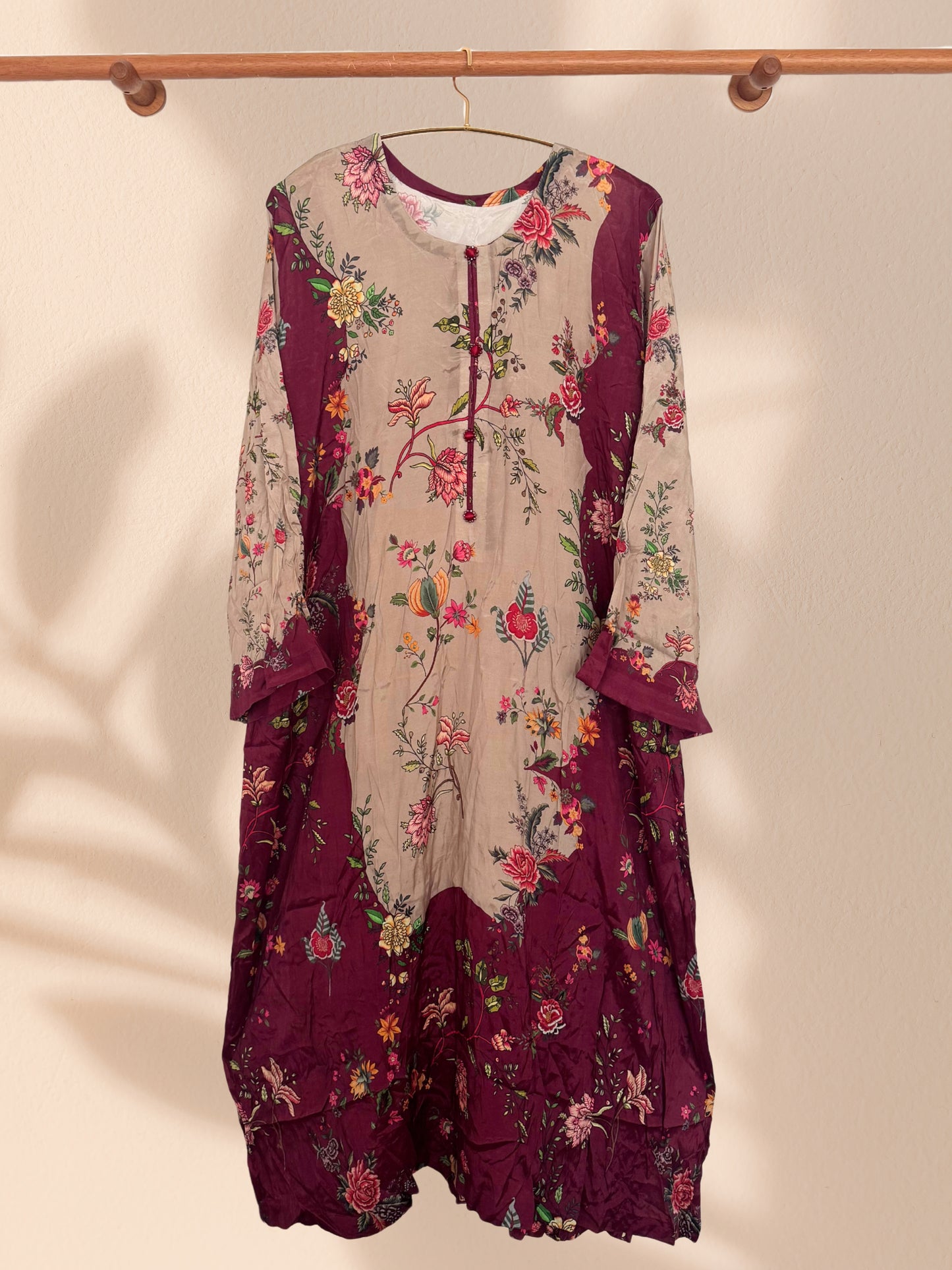Russet Rose Kaftan Dress