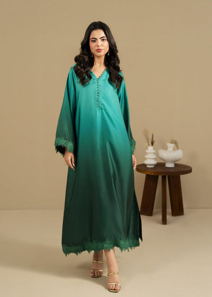 Akhrot Original Silk Green Ombré