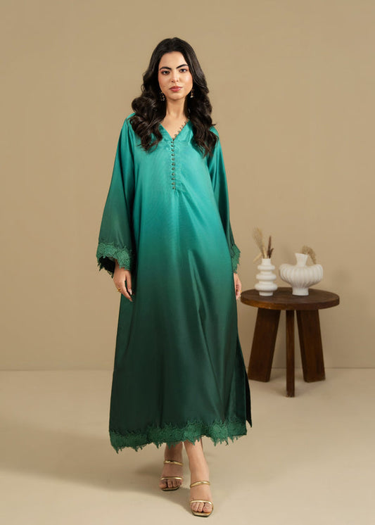 Akhrot Original Silk Green Ombré