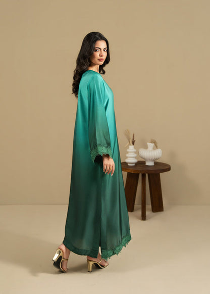 Akhrot Original Silk Green Ombré